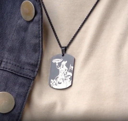 Guiding Krishna Godform Pendant with Chain